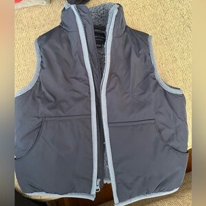 Janie and Jack Blue Fleece Lined Vest